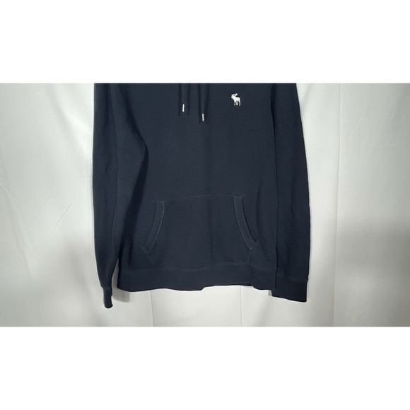 Vintage Abercrombie & Fitch Y2K Hoodie Sherpa Lined Muscle Sweatshirt Size L - Picture 4 of 7